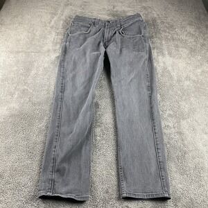 Levis 511 Slim Skinny Fit Jeans Mens 30x26 Gray Low Rise Button Waist